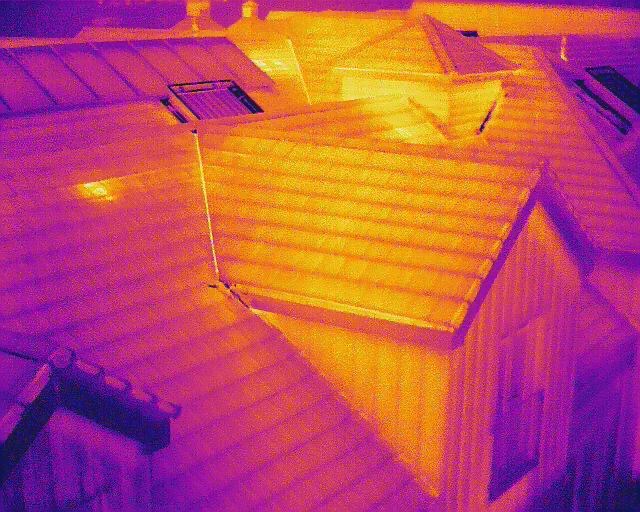 Thermal Imaging Roof Survey Image Cannock